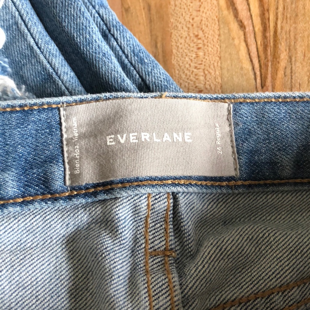 Everlane kick crop jean